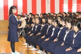 対面式　新入生　答辞