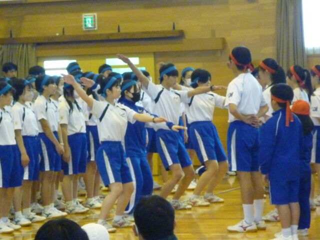 運動会合同結団式が行われました