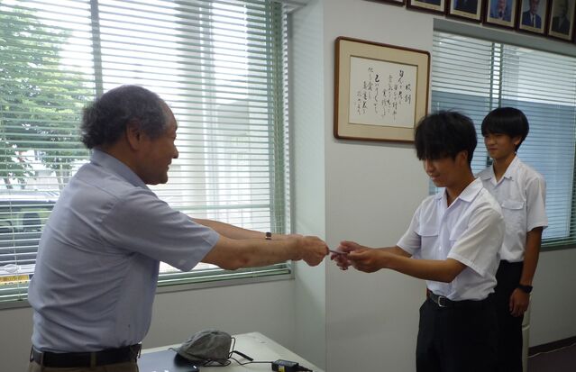 県選手権大会激励