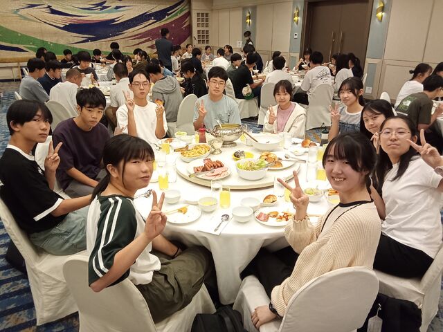 修学旅行2日目朝の様子