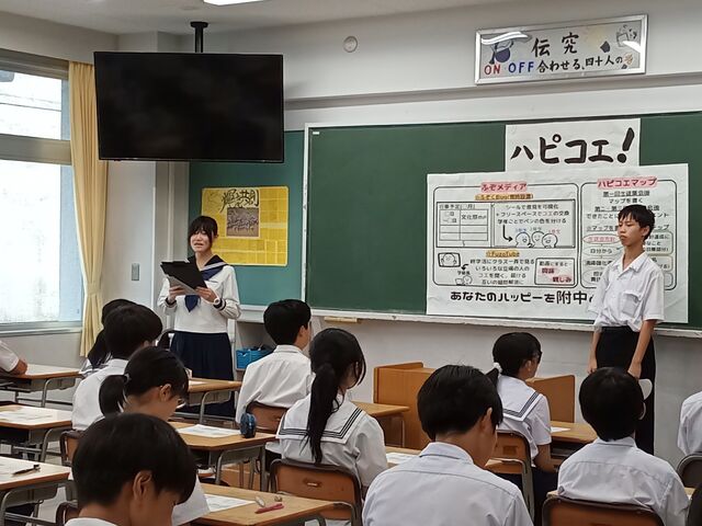 生徒会選挙クラス訪問