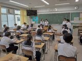 学級係決めの様子