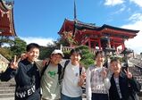 清水寺にて